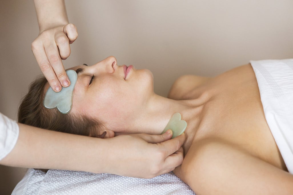 Gua Sha Lifting Facial Massage Lymphatic Esthetician Shelton WA Mason County